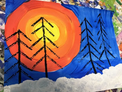 Winner of 1st Grade Art competition