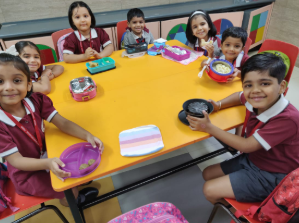 School cafeteria and dining area